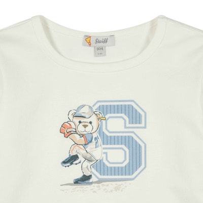 T-Shirt langarm, weiß für Jungs