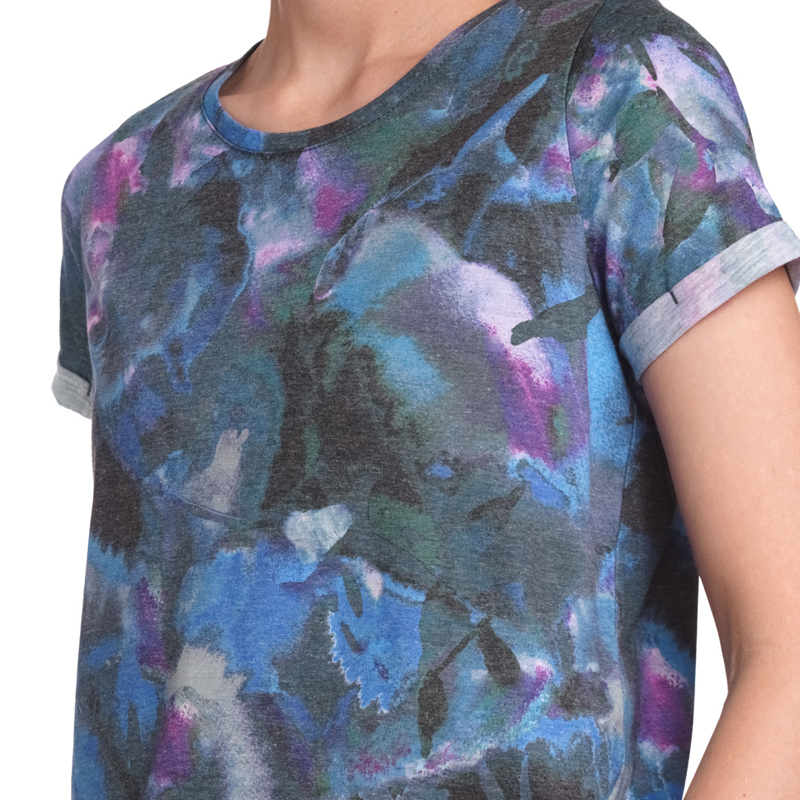 Damen Yoga-T-Shirt mit Rundhals
