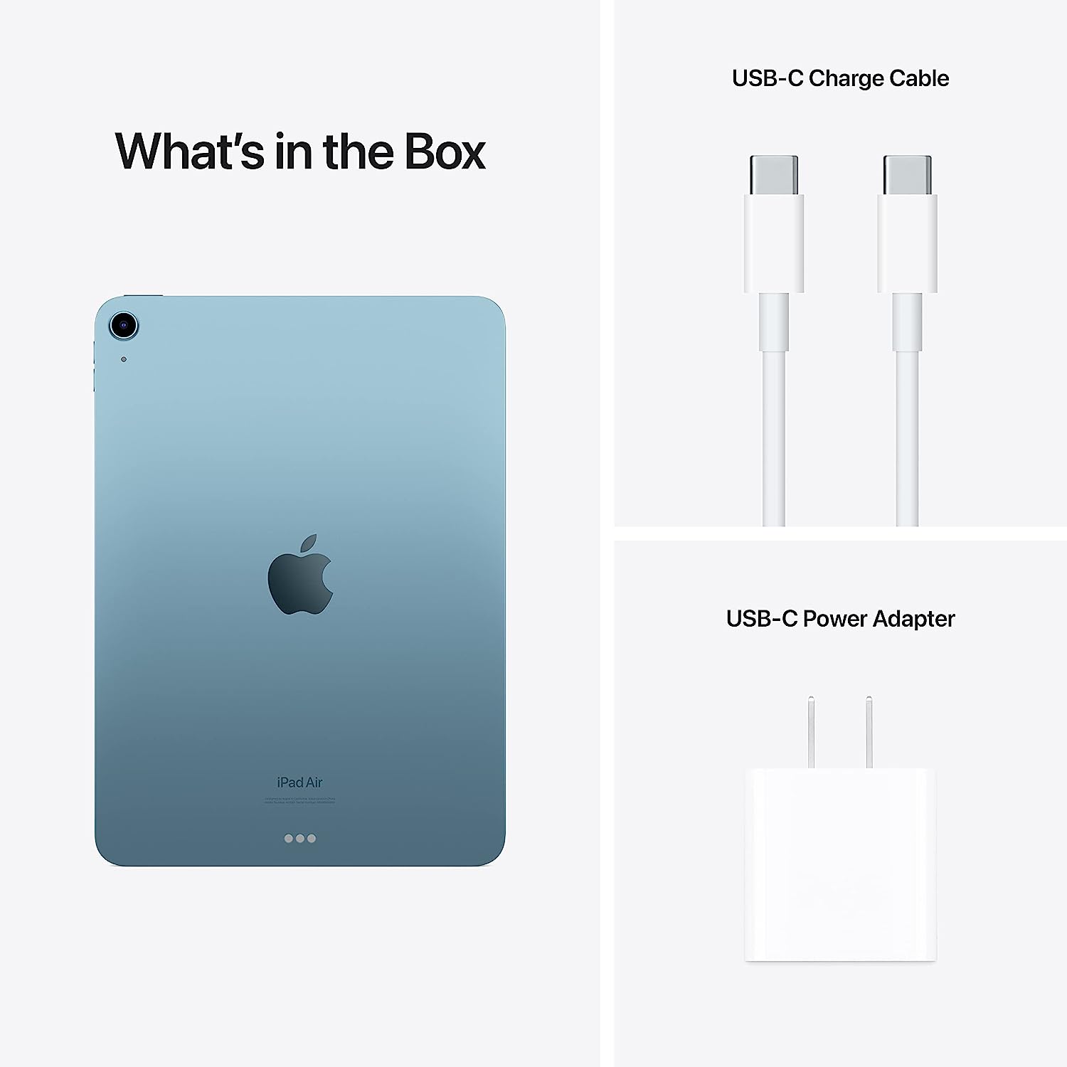 Apple iPad Air (5th Generation): with M1 chip, 10.9-inch Liquid Retina Display, Wi-Fi 6, 12MP front/12MP Back Camera, Touch ID, All-Day Battery Life – Purple