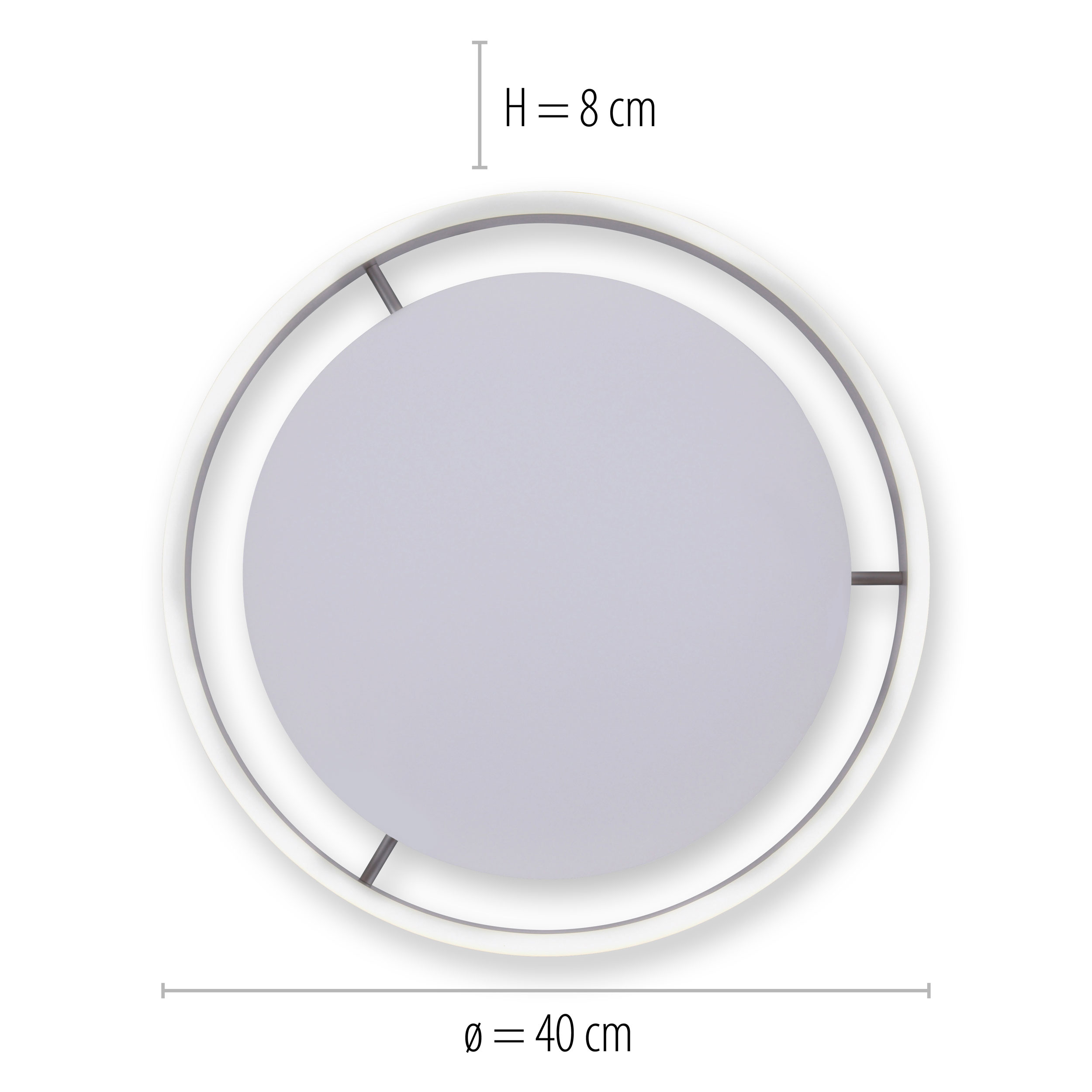 QLED-Deckenleuchte 1flg