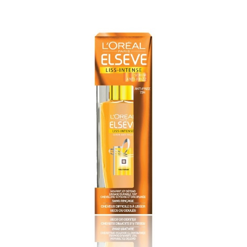 L'Oréal Paris Elseve Liss-Intense Sérum lissant anti-frizz 72h enrichi enhuile d'argan cheveux secs