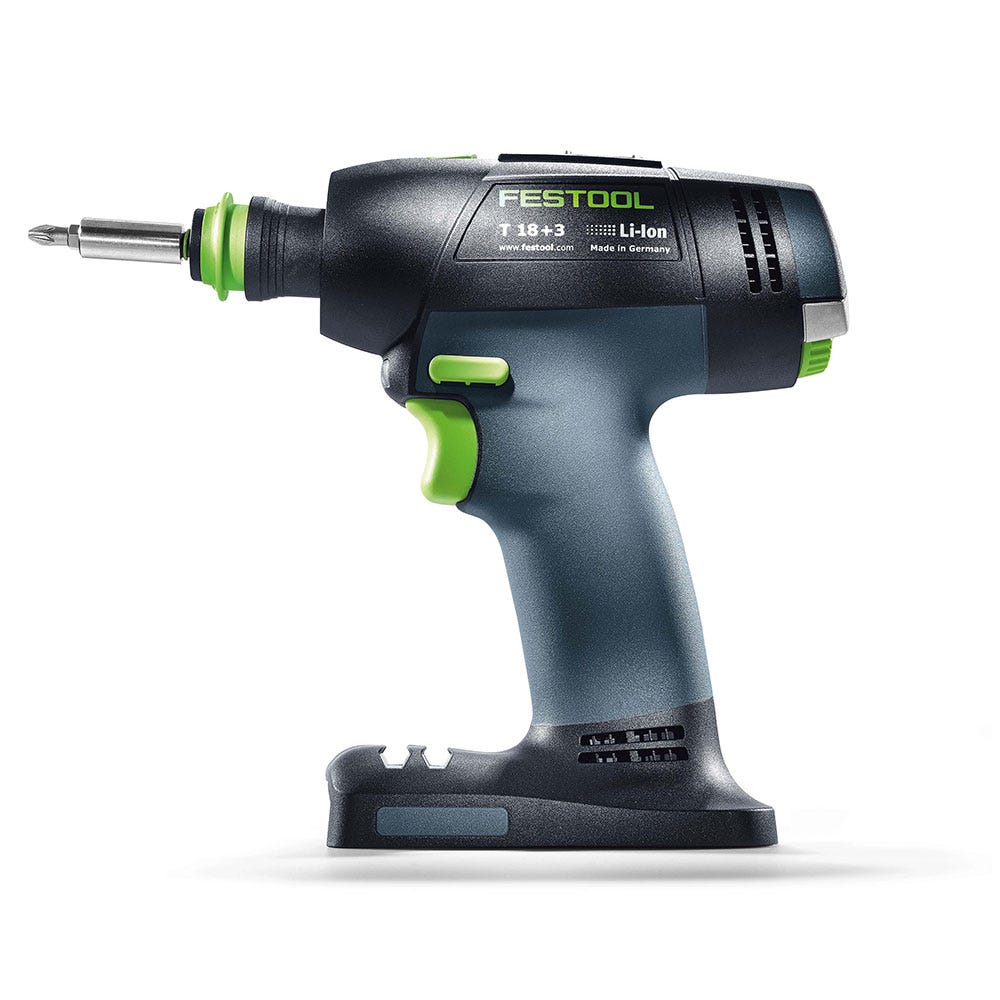 Furadeira/parafusadeira FESTOOL 18V sem escova T 18 de 2 velocidades em Systainer Skin 576448
