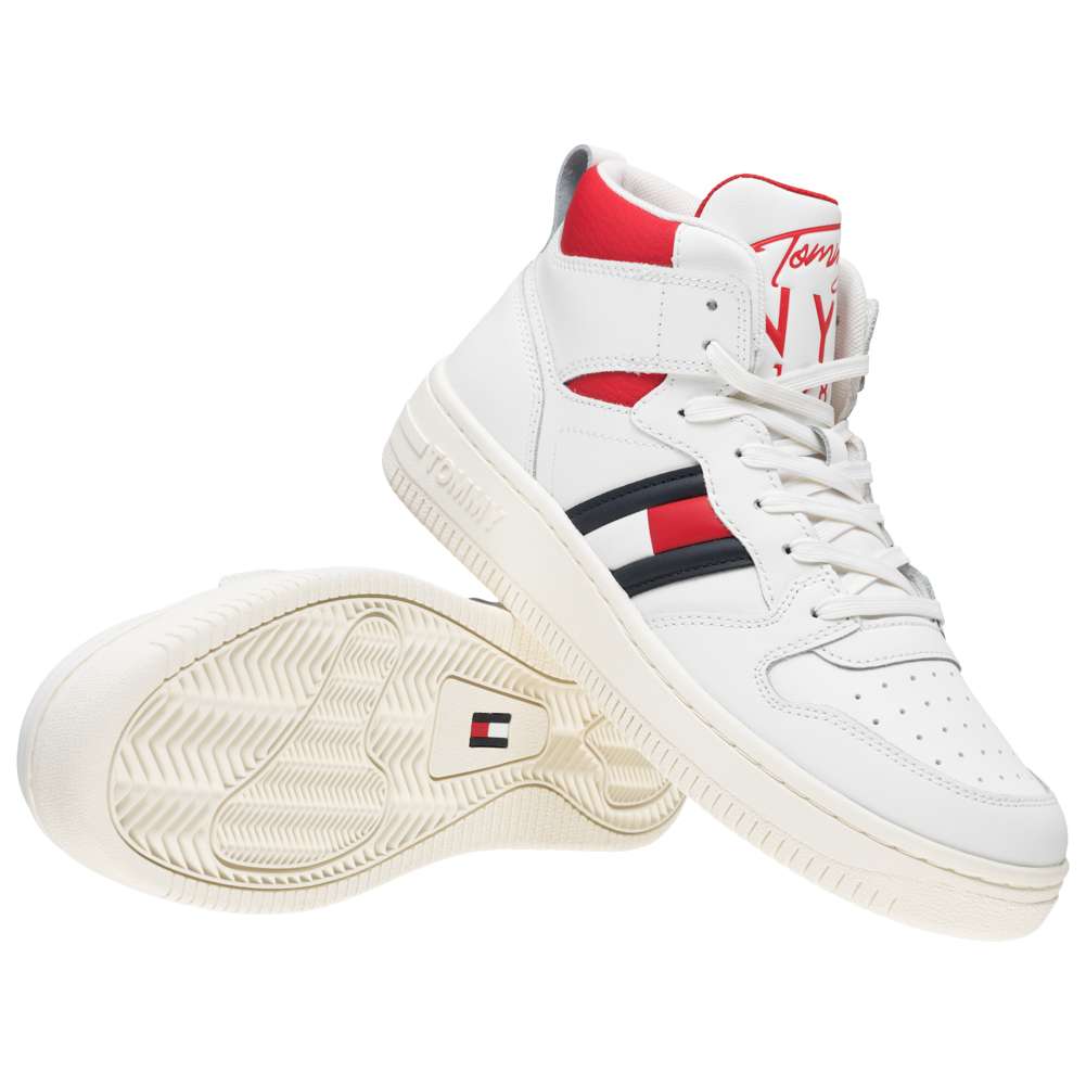 Tommy Hilfiger Jeans Basket Cupsole Damen Leder Sneaker EN0EN01506YBL