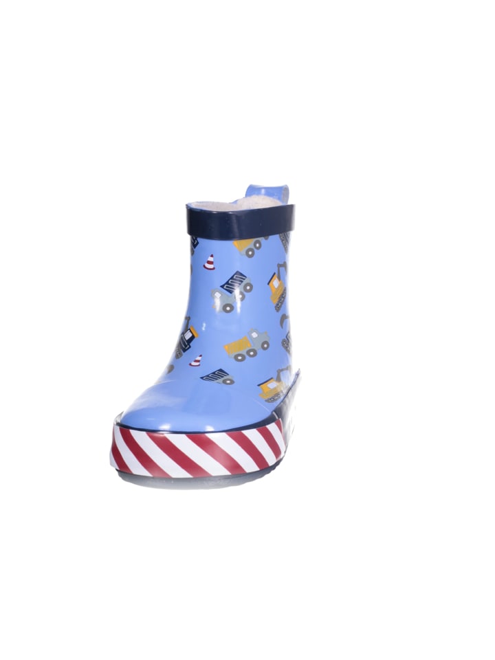 Playshoes Gummistiefel Halbschaft Baustelle in Bleu günstig kaufen