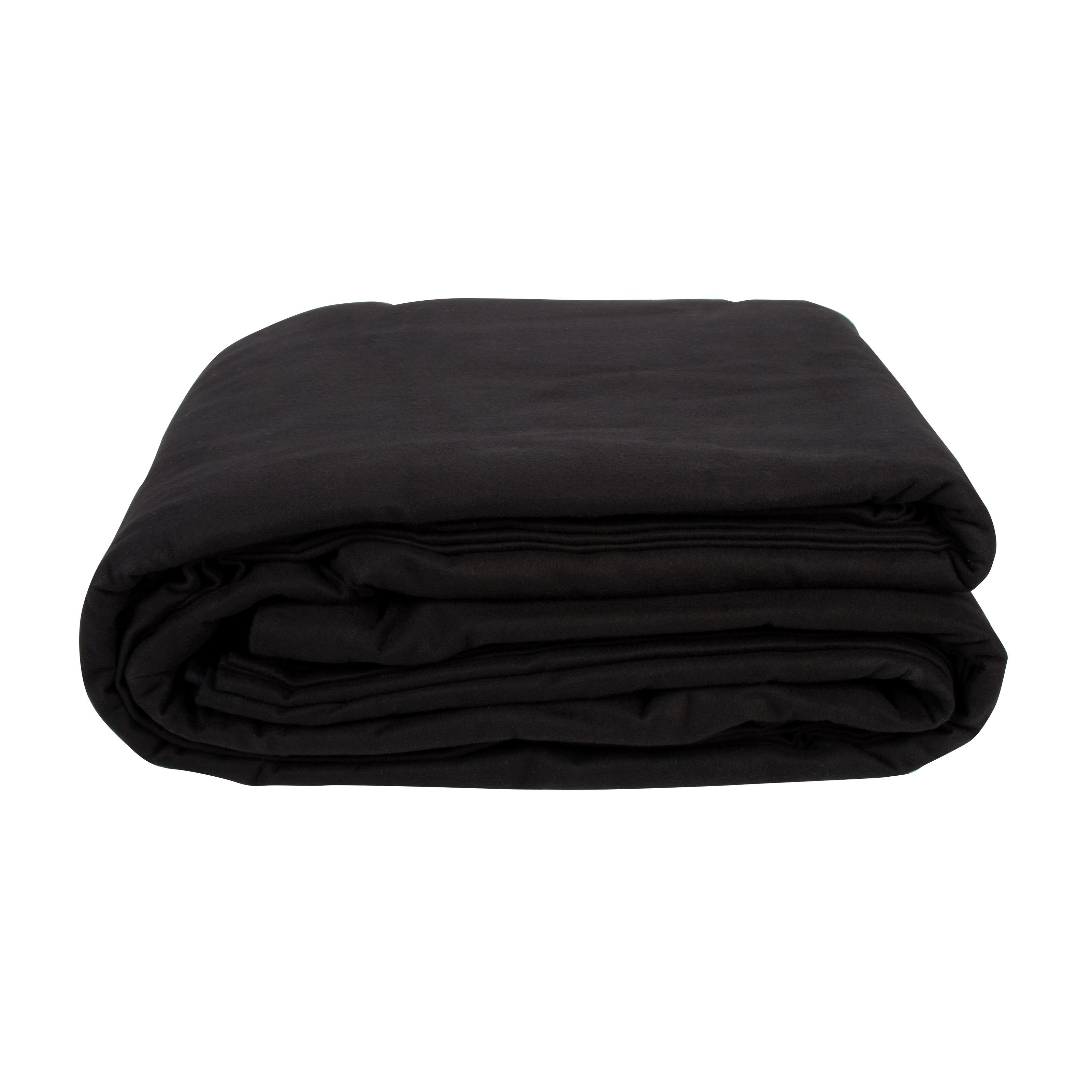lightmaXX Gerüst, Bühnenmolton 3m Schwarz 300cm Breite, B-1, DIN 4102