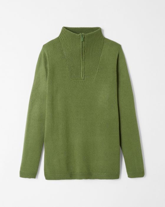 Pull col camionneur zippé