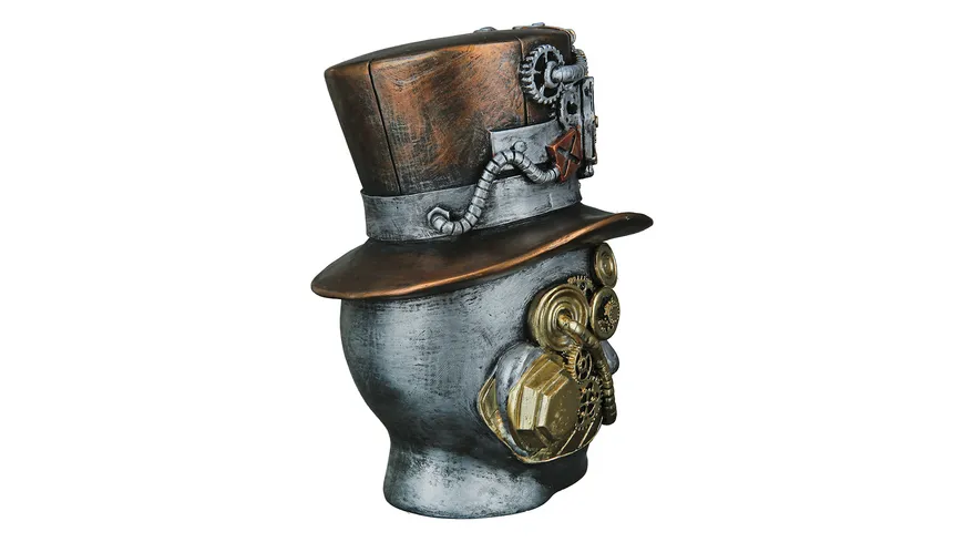 Casablanca Steampunk Poly Skulptur Female H=20cm silberfarben