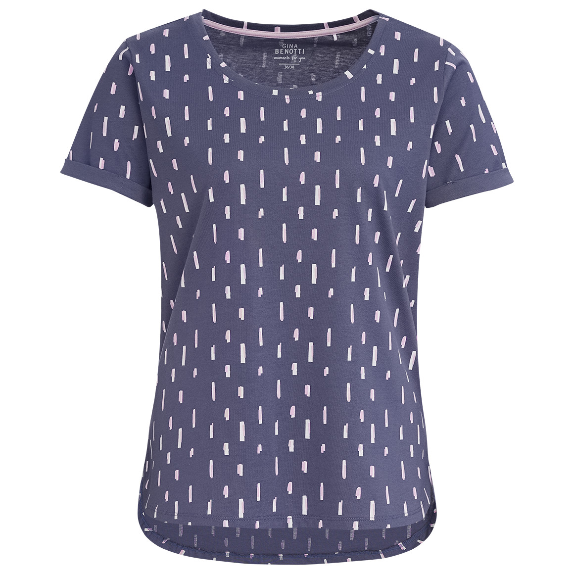 Damen Schlafshirt mit Allover-Print