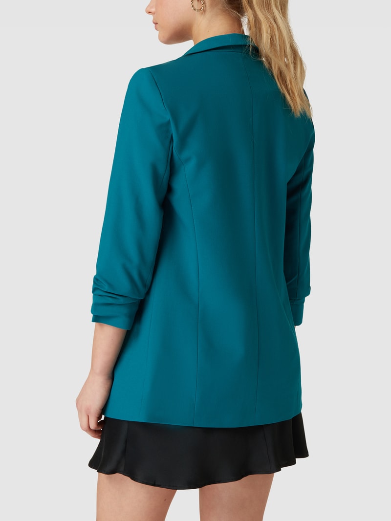 Blazer mit Schalkragen in petrol