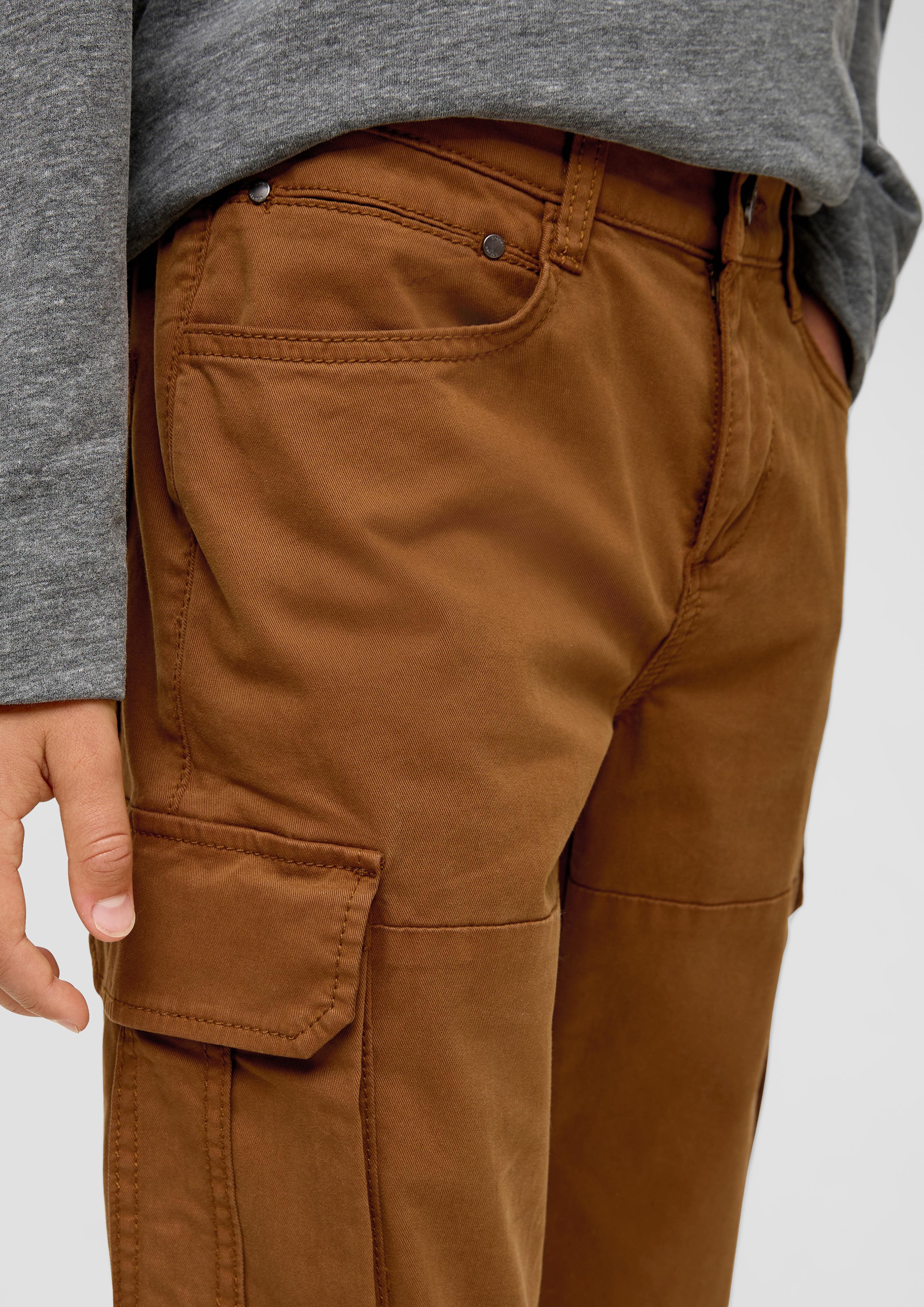 Pete: Twill-Hose mit Cargotaschen  2132243-8743
