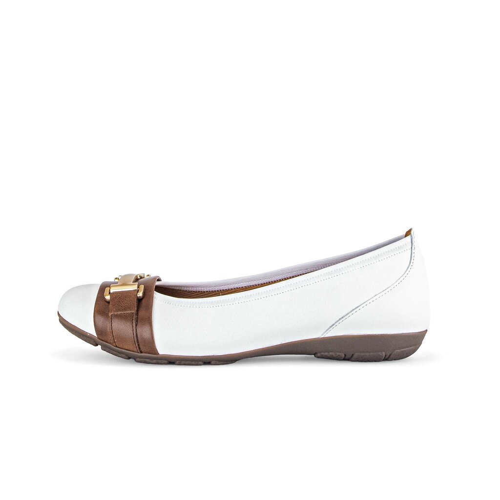 Gabor fashion Sportliche Ballerina weiß