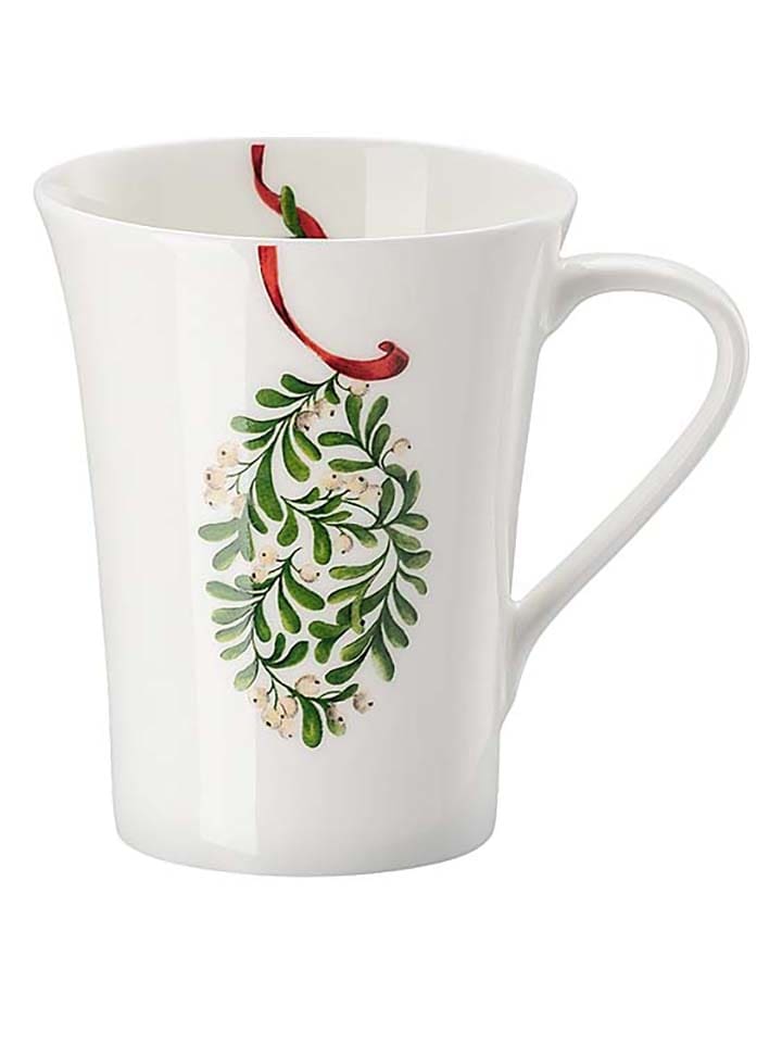 Hutschenreuther Jumbotasse in Weiß/ Grün - 400 ml günstig kaufen onesize