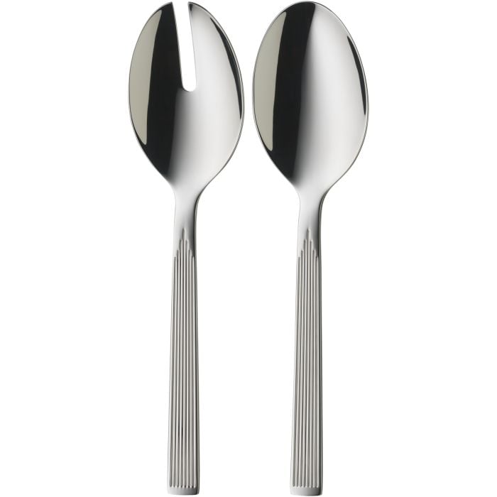 Art Deco Salatbesteck, 2-teilig