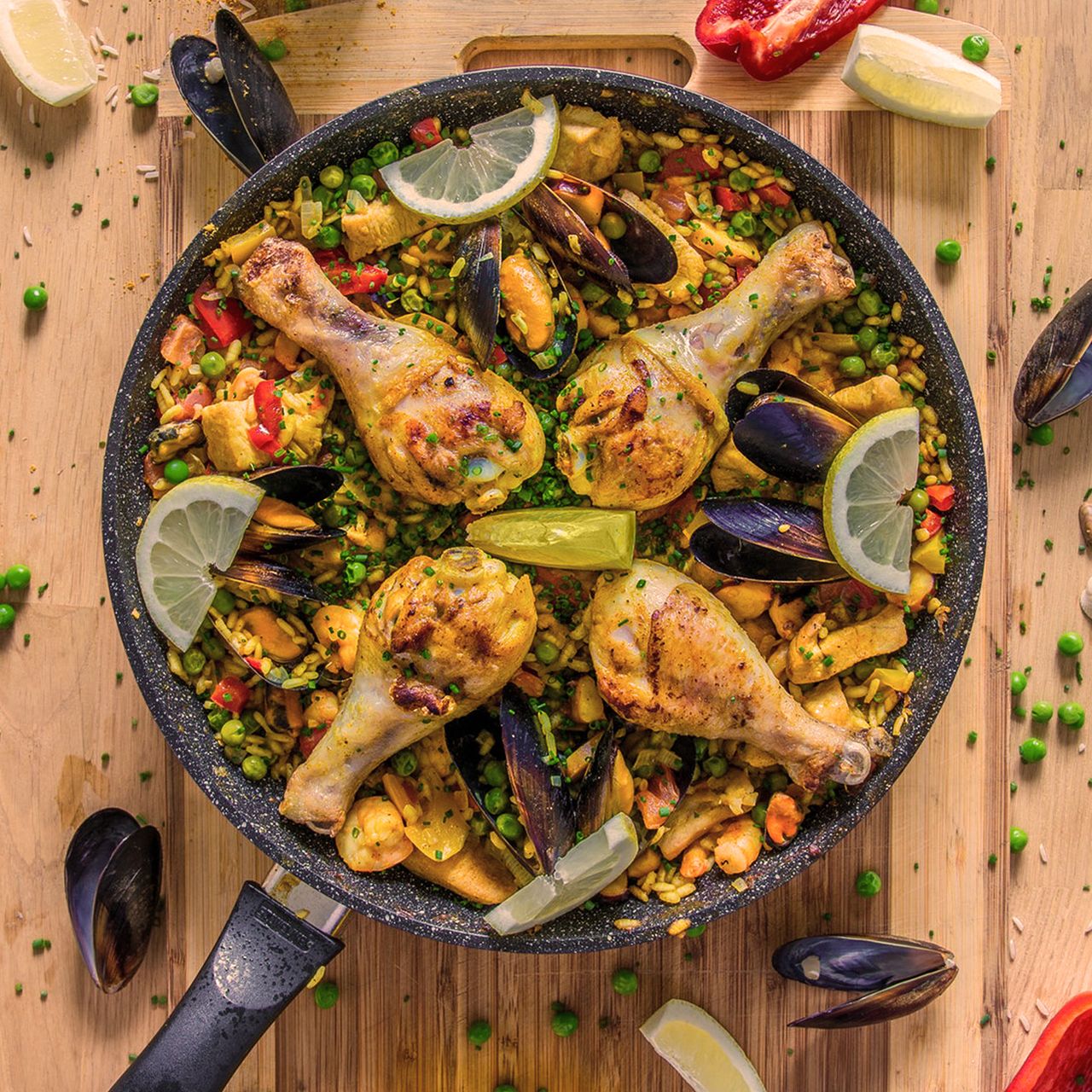 STONELINE® Bratpfanne mit Glasdeckel