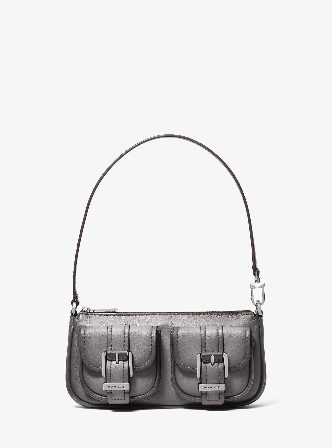 Pochette Zoe piccola in pelle brunita - STORM