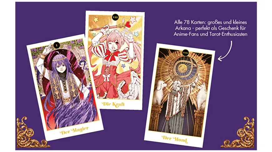 Das Anime-Tarot. Liebevoll illustriertes Tarot-Deck im Anime-Stil