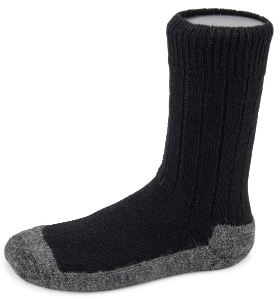 Hirsch Natur ~ Trekking-Socke ~ schwarz/anthrazit