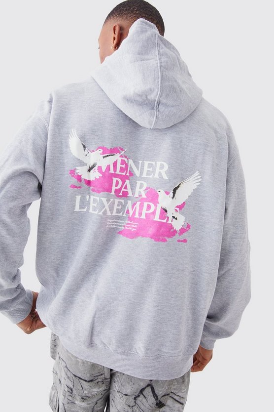 Oversize Hoodie mit Print