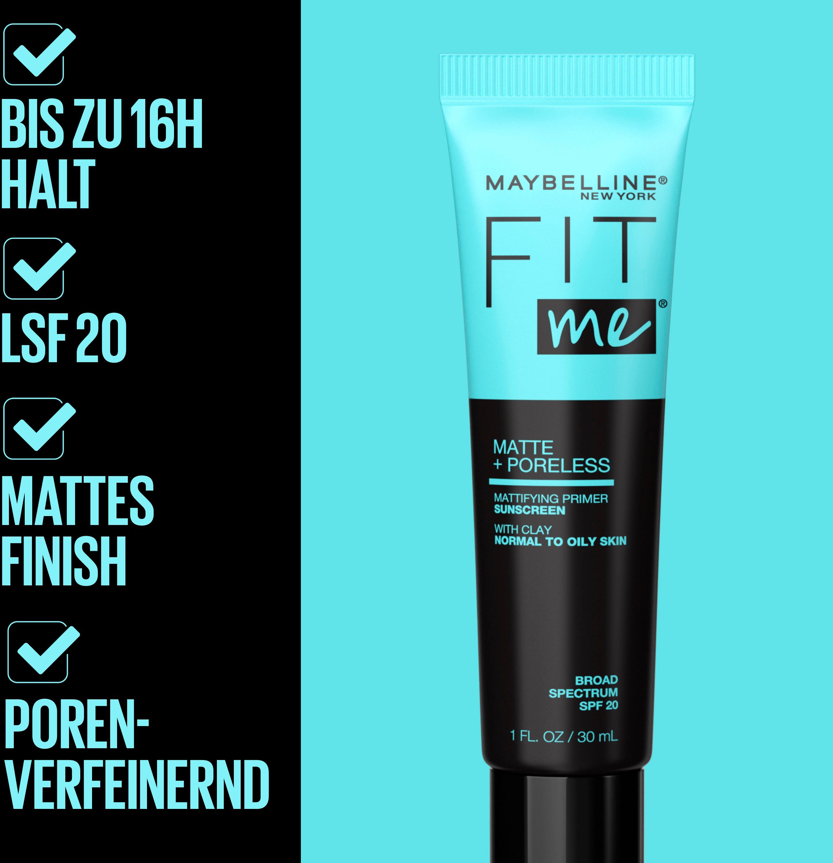 MAYBELLINE NEW YORK Primer Fit Me Primer Matte & Poreless
