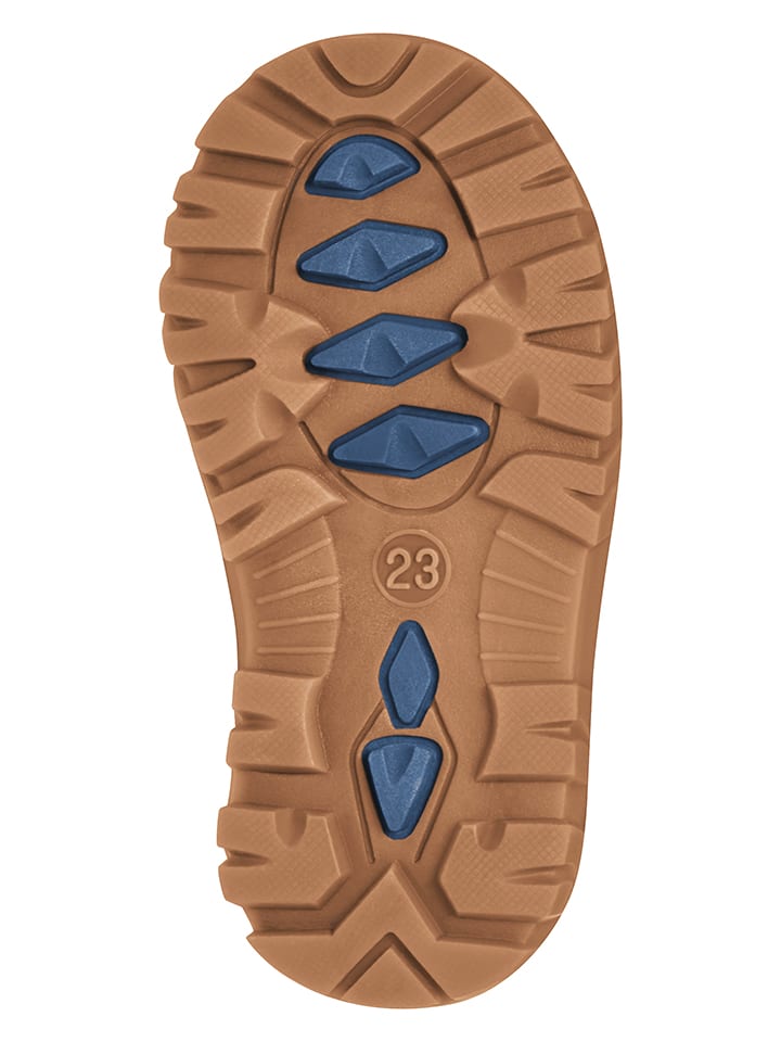 Playshoes Winterstiefel in Blau/ Khaki günstig kaufen