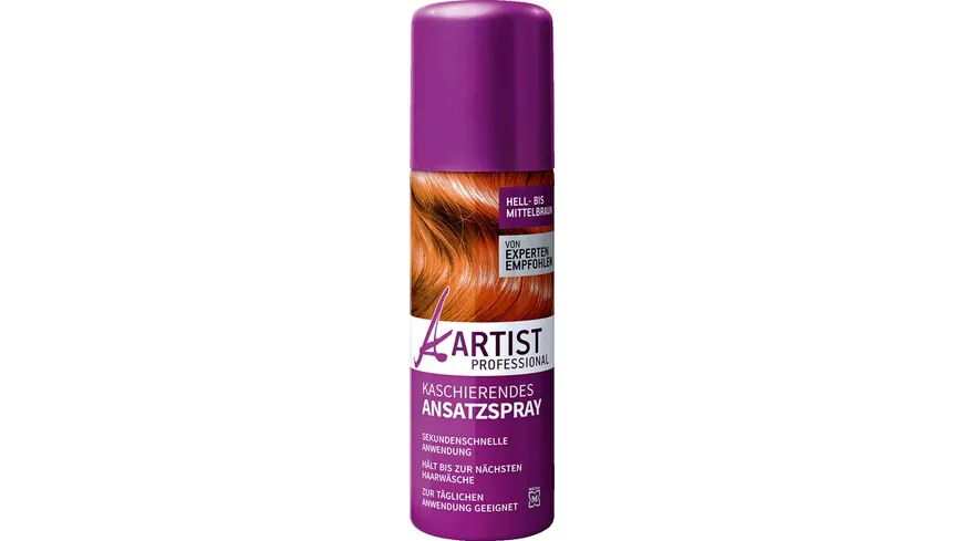 ARTIST Professional kaschierendes Ansatzspray 75 ml hell- bis mittelbraun - hell- bis mittelbraun
