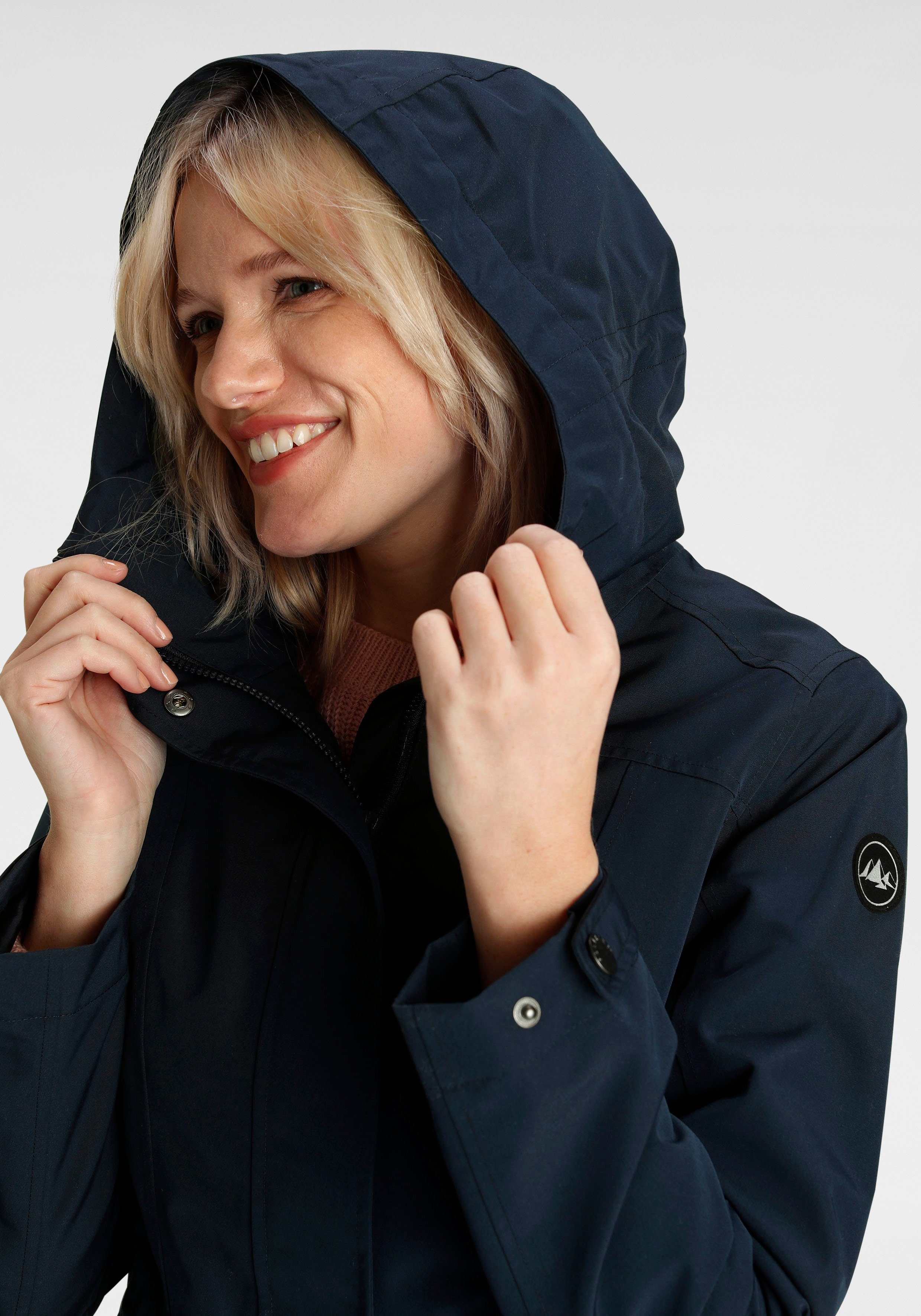 Polarino Outdoorjacke mit versiegelten Nähten
