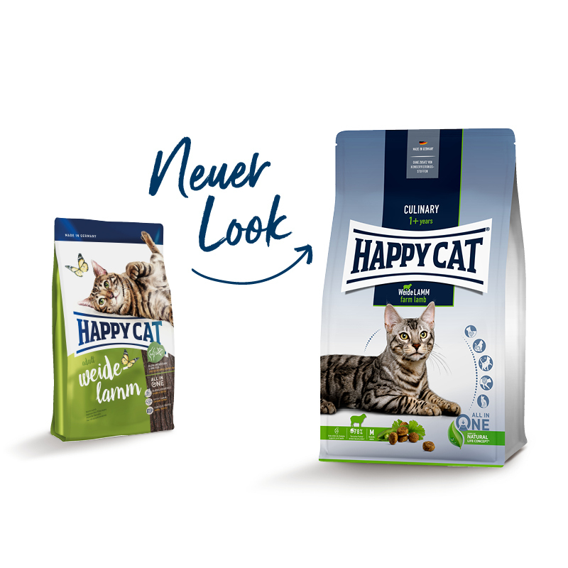 HAPPY CAT Trockenfutter HAPPY CAT Culinary Adult Weide Lamm 4 kg