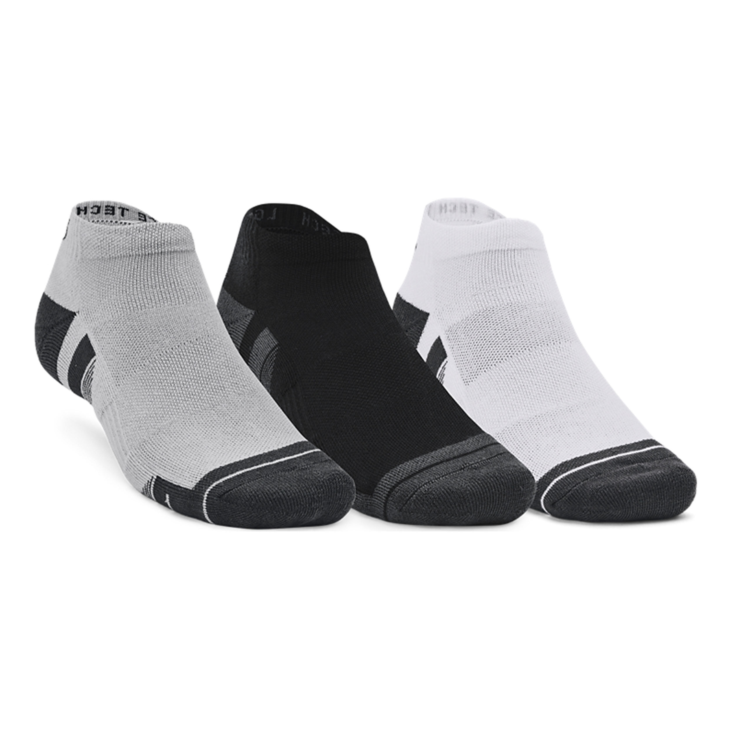 Performance Tech Low Tennissocken - Grau, Mehrfarbig