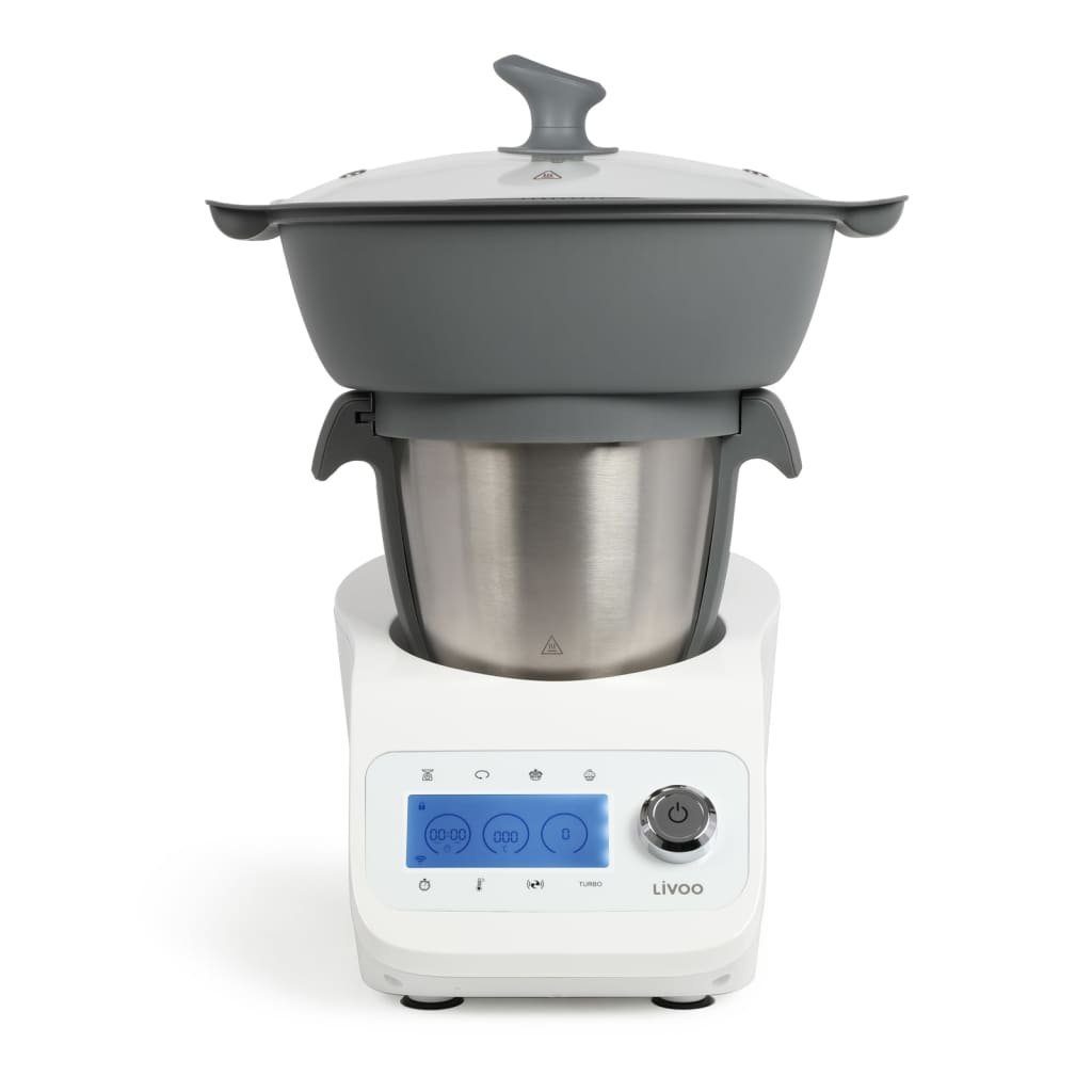 LIVOO Küchenmaschine Super Cooker 3,5 L 1000 W Weiß