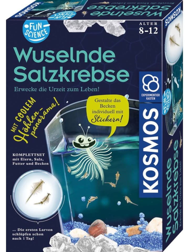 Kosmos Experimentierset Fun Science Wuselnde Salzkrebse, 8-12 Jahre günstig kaufen onesize