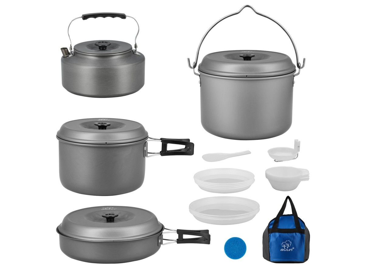 Bulin Camping Kochtopf25-Teilig Topfset