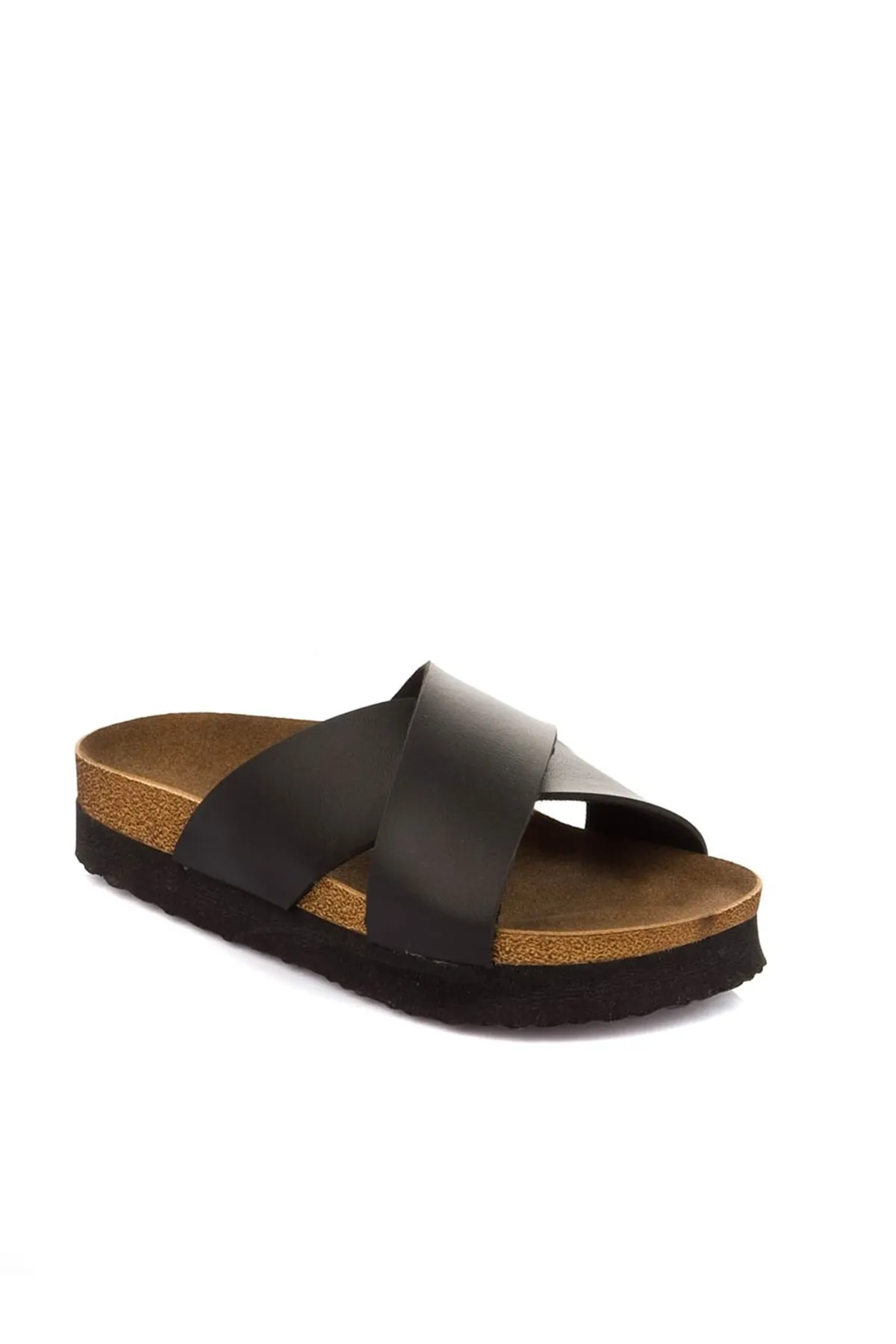 Fox Shoes  Schwarze Damenhausschuhe B777742209