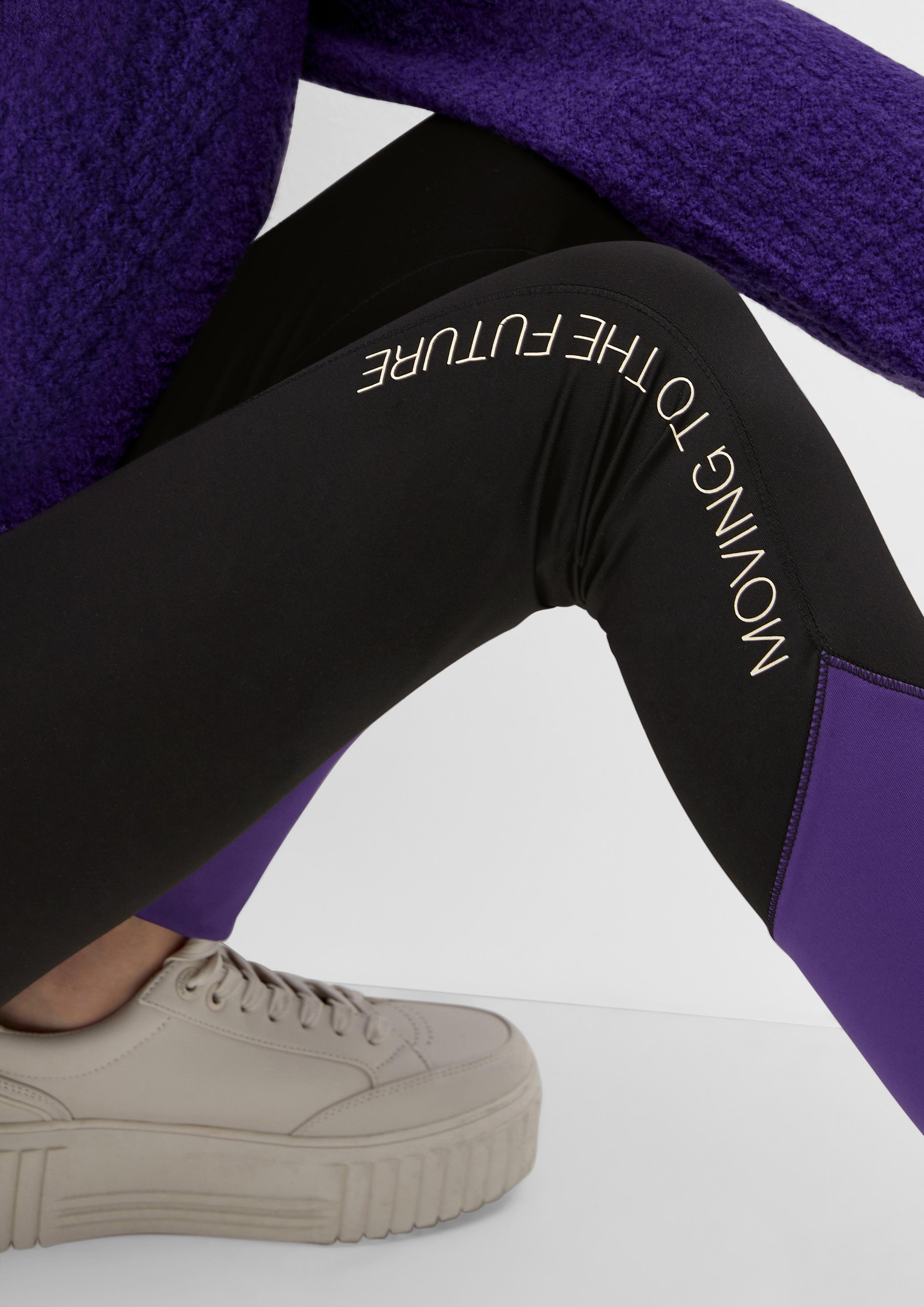 Slim: Leggings mit Schriftprint  2133994-9999