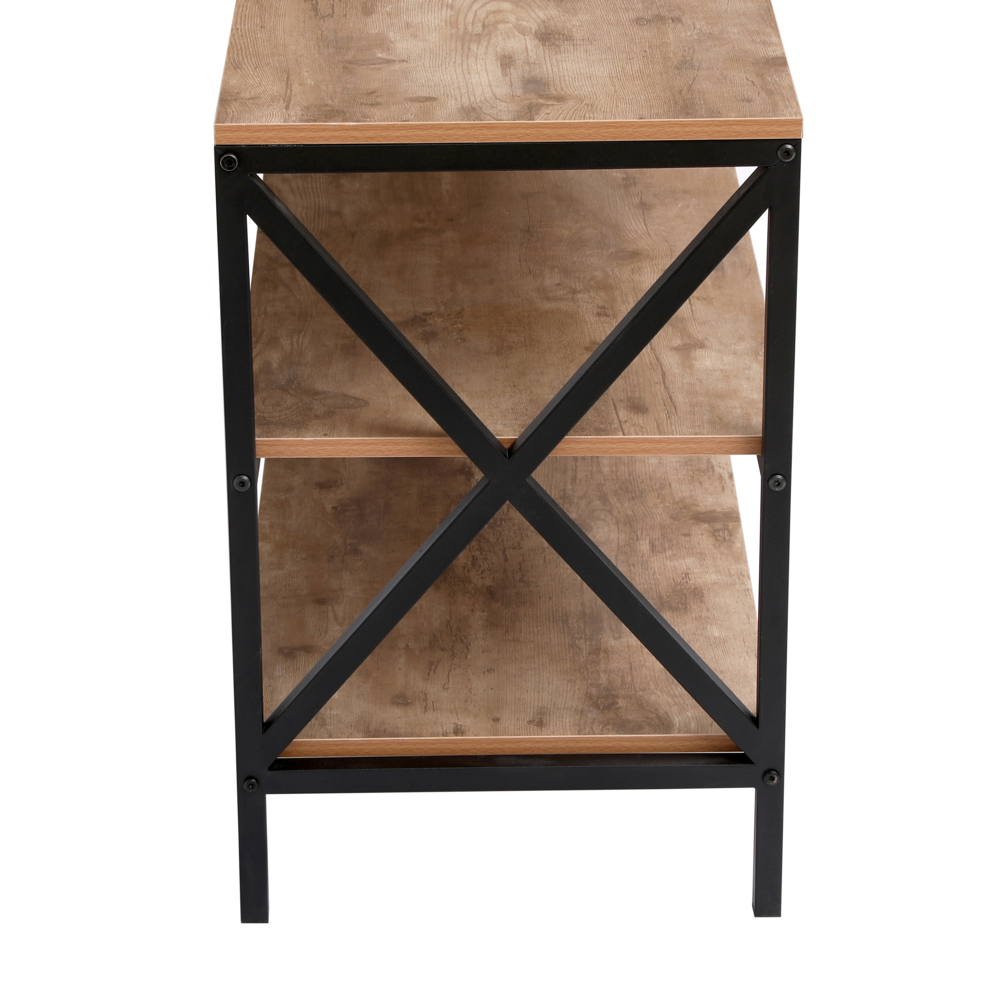 Happy Home Happy Home TV Schrank Regal Sideboard mit 3 Ablagen HWB13-HOL Holz