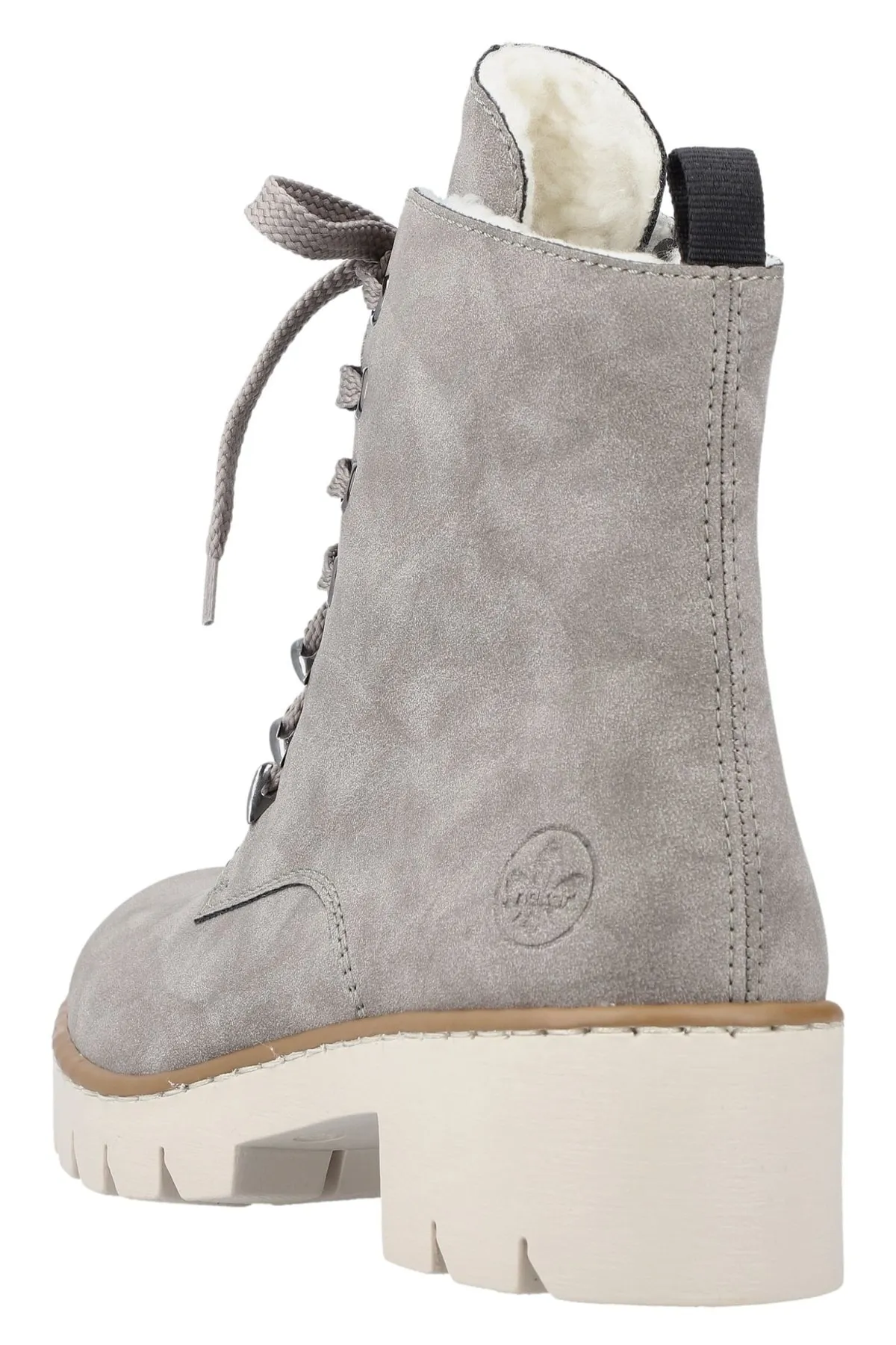 Rieker  Stiefelette - Grau - Blockabsatz