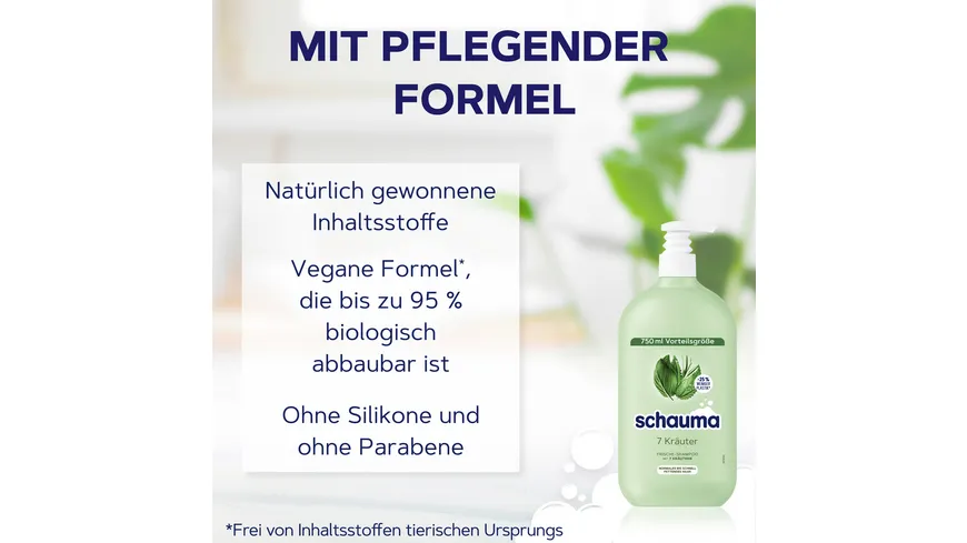 SCHAUMA Shampoo 7 Kräuter 750 ml