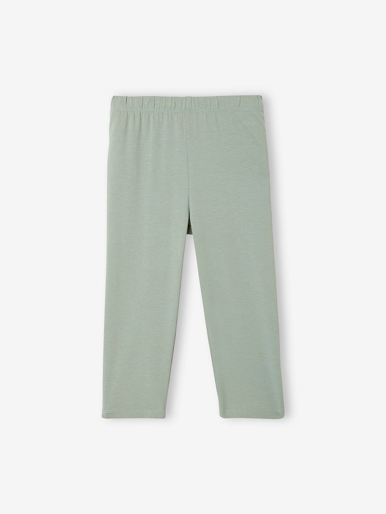 Vertbaudet 3/4-Leggings für Mädchen BASIC Oeko-Tex - weiß