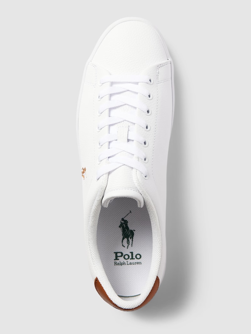 Sneaker mit Label-Stitching Modell 'LONGWOOD' in weiß