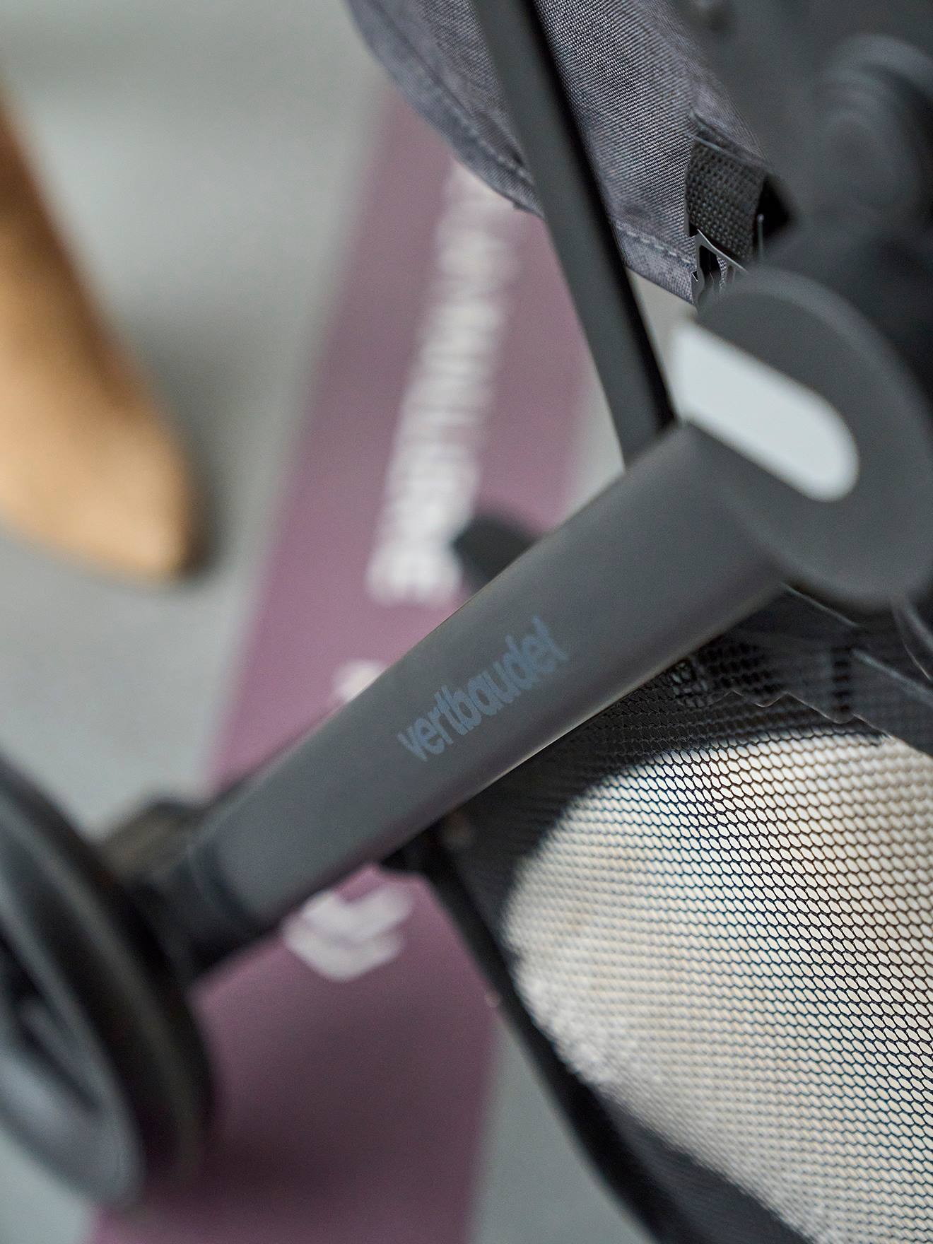 Vertbaudet Kombi-Kinderwagen LIBRA mit Babyschale - grau glanzeffekt