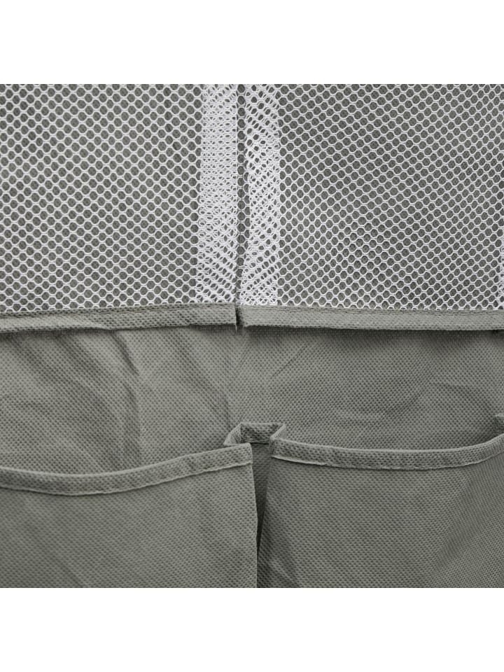 relaxdays Schuhorganizer in Grau - (B)56 x (H)162 (T)5 cm günstig kaufen onesize