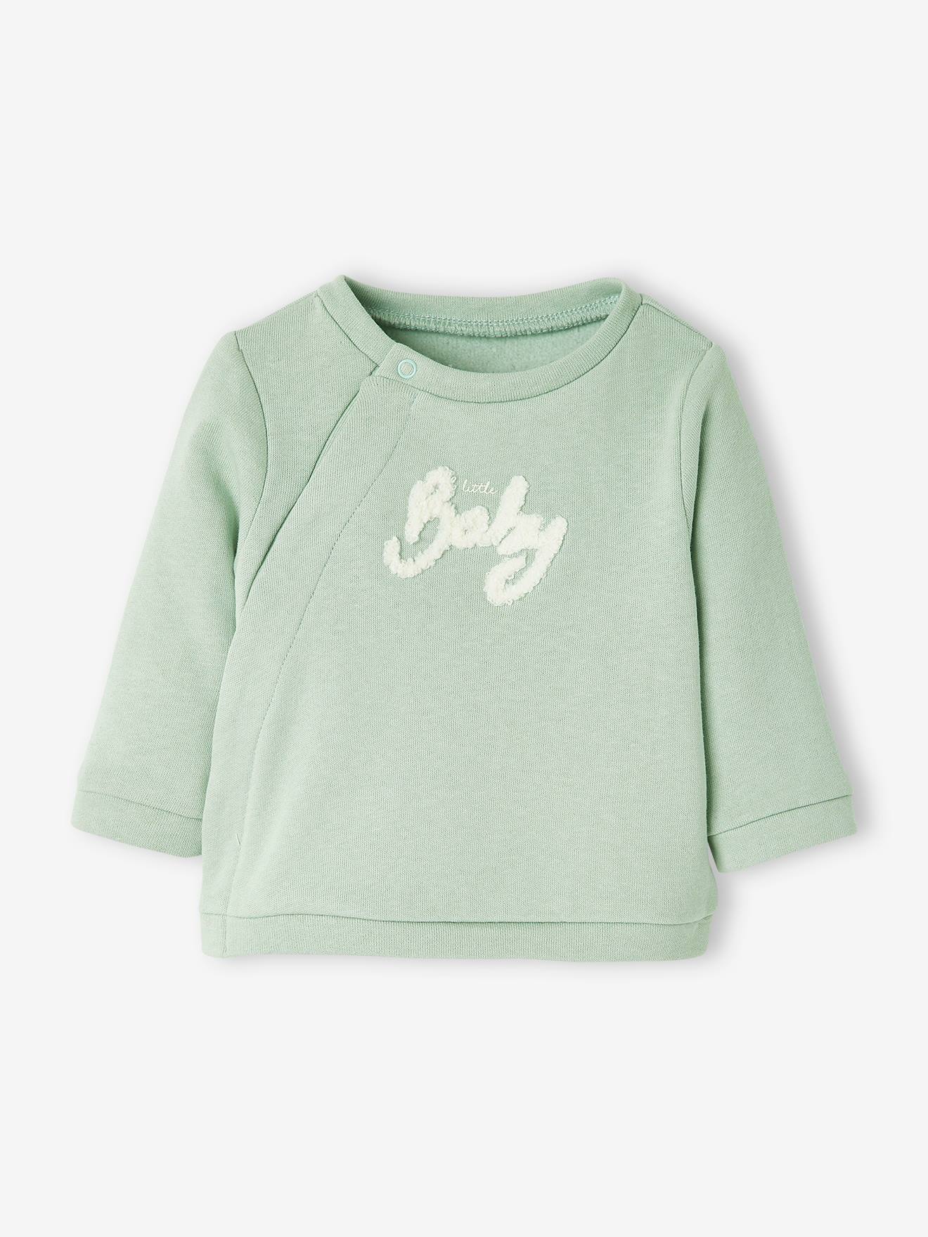 Ensemble bébé 3 pièces en molleton naissance beige chiné