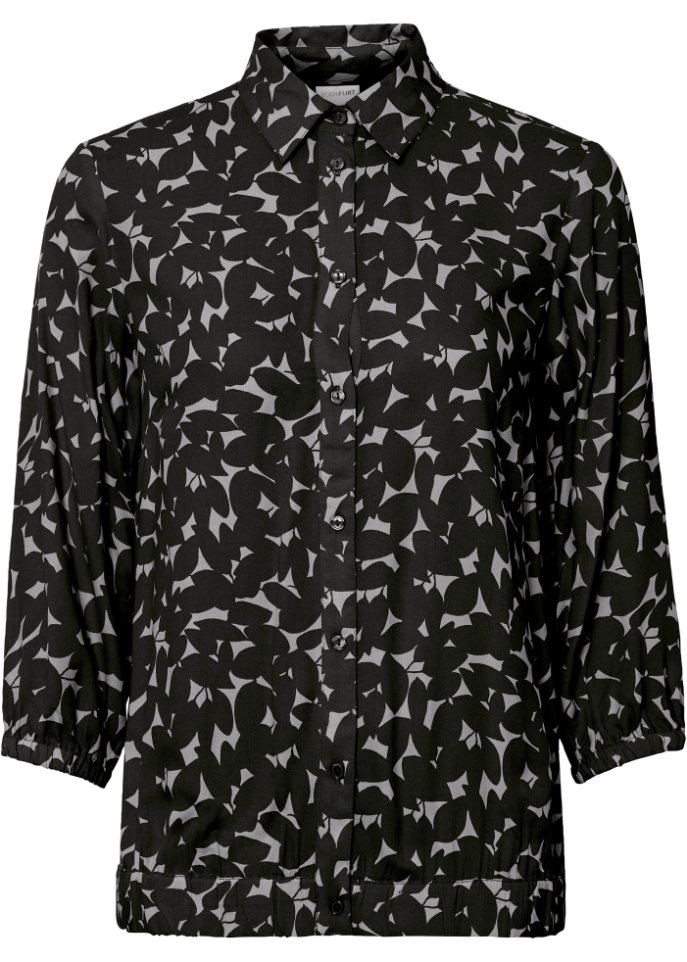 Bluse mit 3/4-Arm