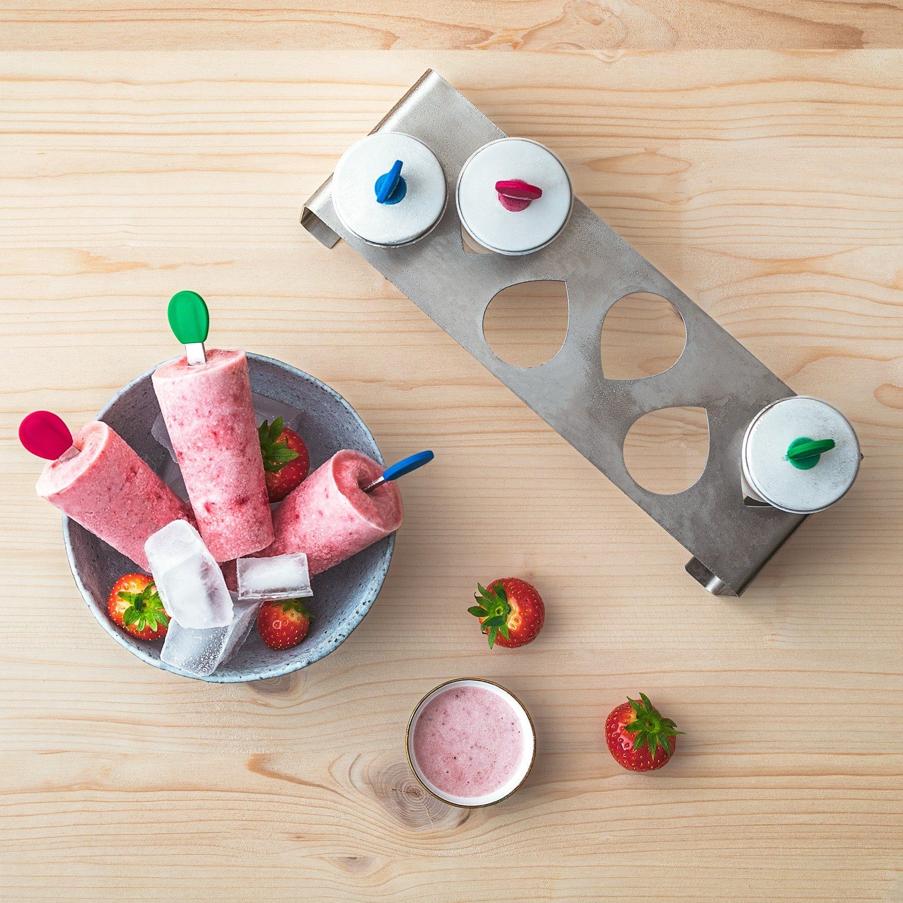 ECO Brotbox Eiswürfelmaschine ECO Ice Pops 6C Eisformen