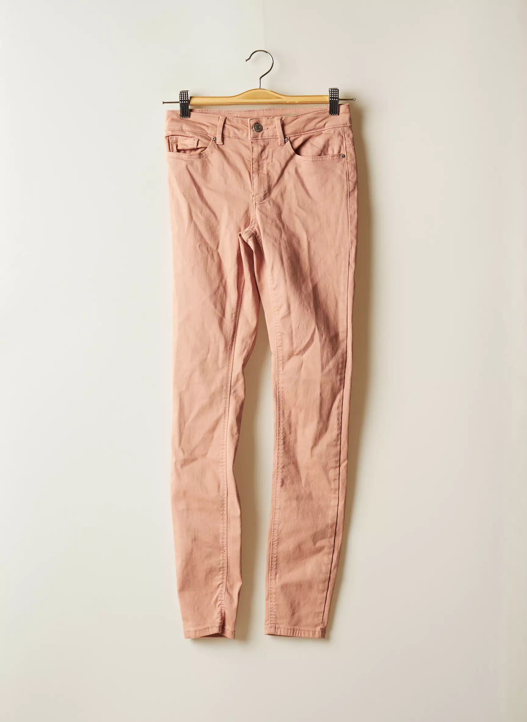 Vero Moda Pantalons Slim Femme couleur rose