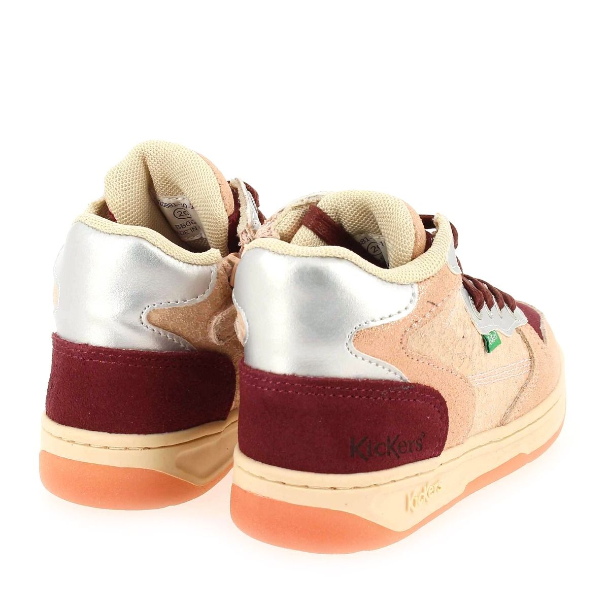 Kickers  KICKLAX - Rose bordeaux