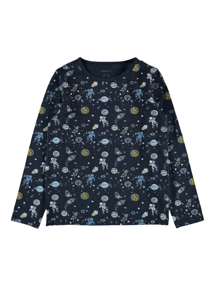 name it Schlafanzug lang in dark sapphire günstig kaufen