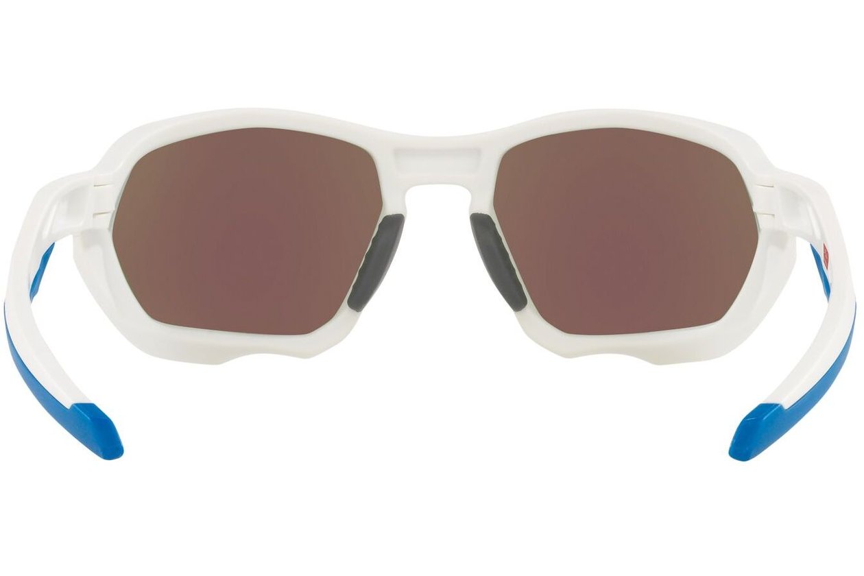Oakley Plazma Matte White / Prizm Sapphire