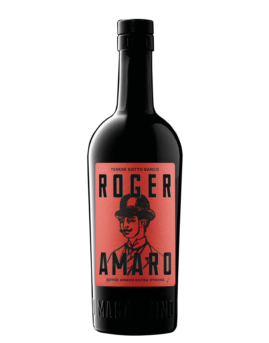 Roger Bitter Amaro Extra Strong Tenere Sotto Banco Vecchio Magazzino Doganale 0,7 ℓ