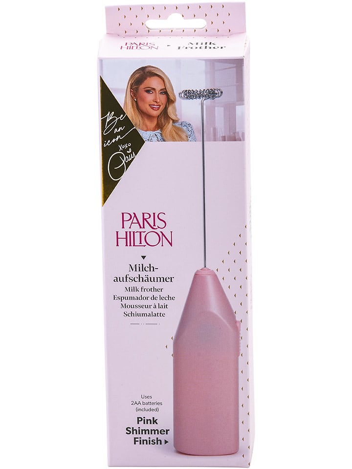Paris Hilton Elektischer Milchaufschäumer in Rosa - (L)20 cm günstig kaufen onesize