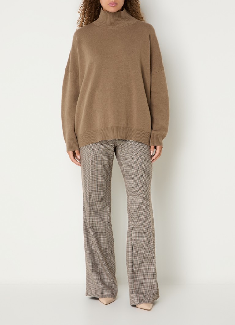 Claudia Sträter Chunky knit wool pullover with stand-up collar